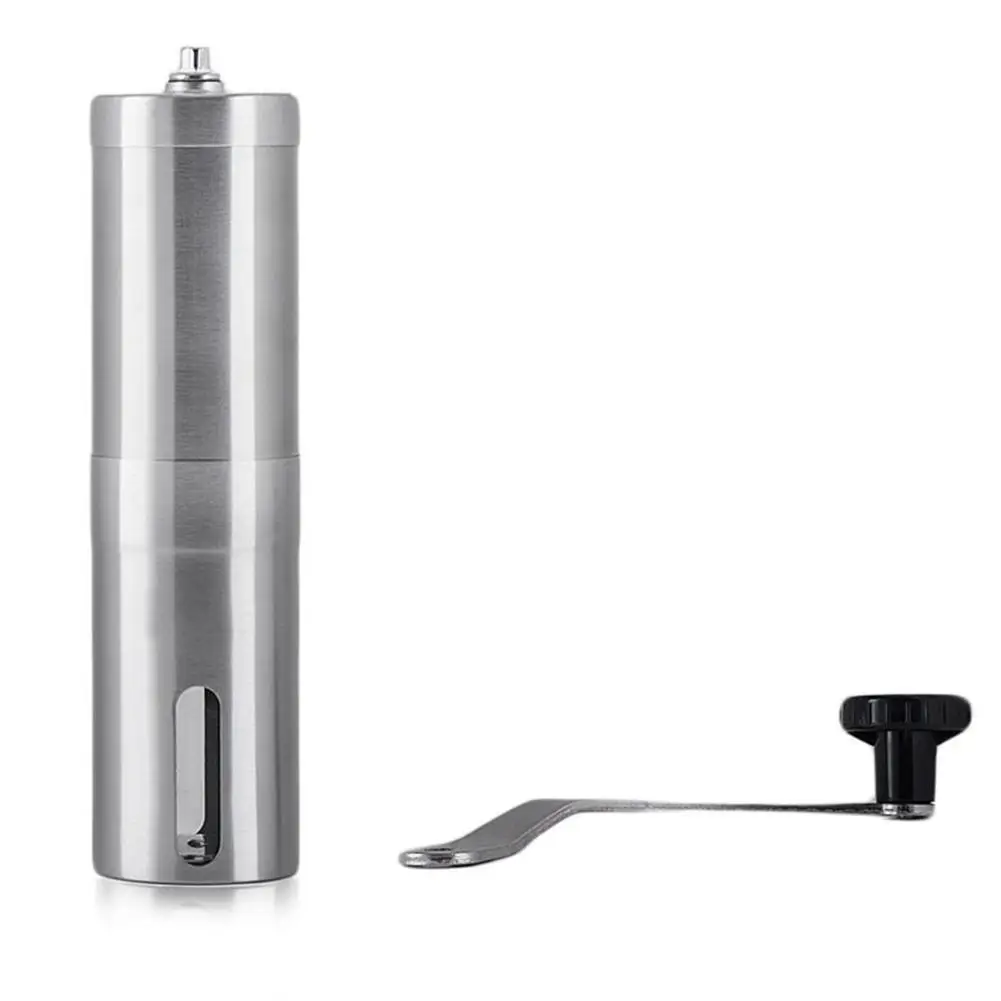 

Hand Manual Coffee Grinder Portable Mill Stainless Burr Bean Kitchen Tool