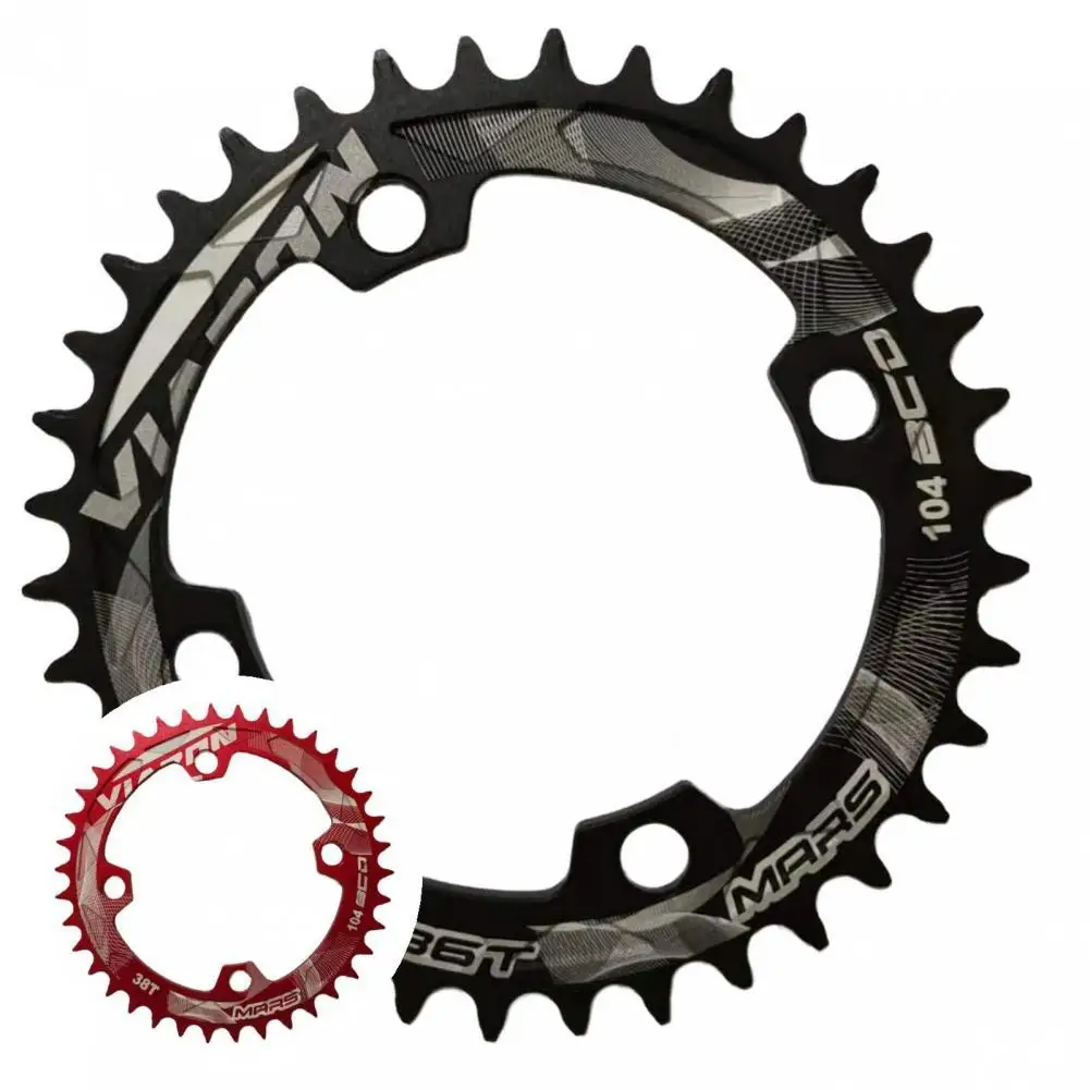 

Easy to Clean Sturdy Wear-Resistant Single Speed Teeth Chainring Corrosion Resistance Chainring Round for Road Bikes