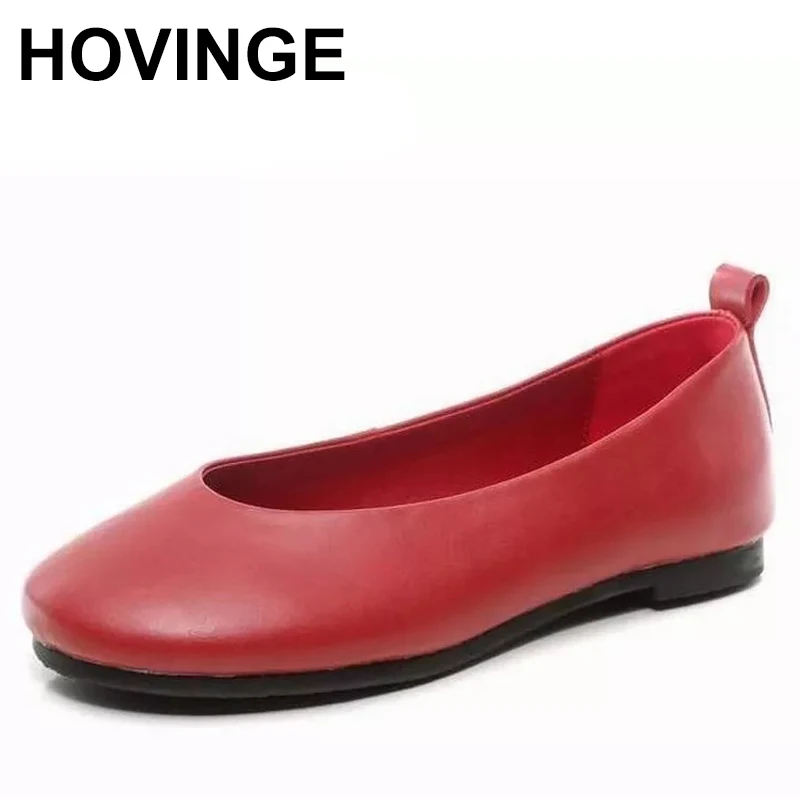 

Женские мокасины HOVINGE, из натуральной кожи, без шнуровки, 2020