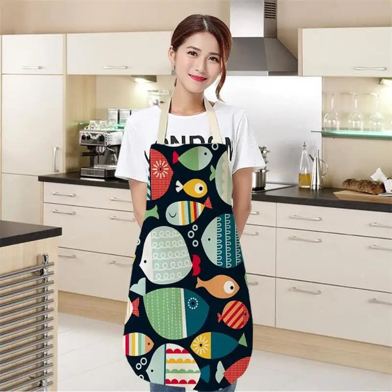 Кухонные фартуки для кухни мужчин и женщин Водонепроницаемые