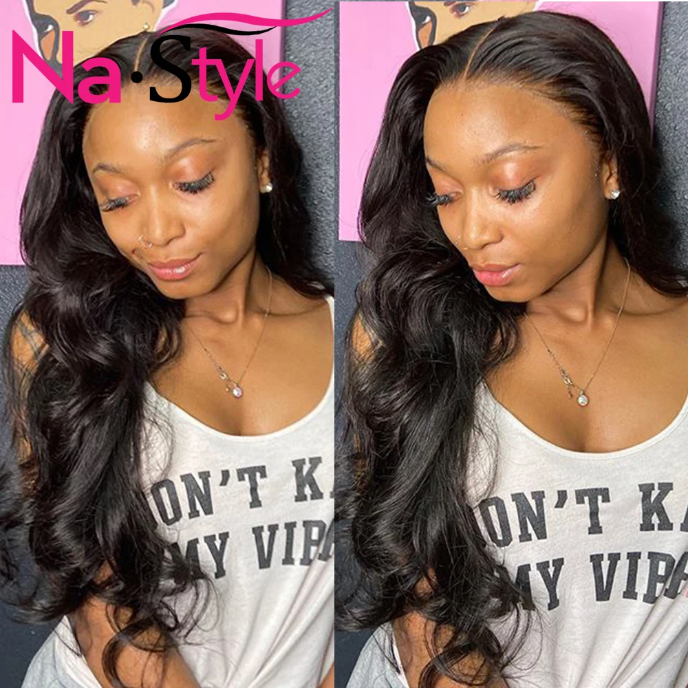 

Body Wave Wig Human Hair 13x4 Lace Front Wig pre plucked with baby hair 150% density deep wave hair wigs for black women Remy