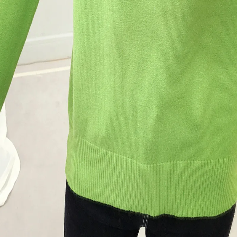 Turtleneck Women Sweater Winter Warm Female Jumper Thick Christmas Sweaters Ribbed Knitted Pullover Top Pull Hiver Femme | Женская