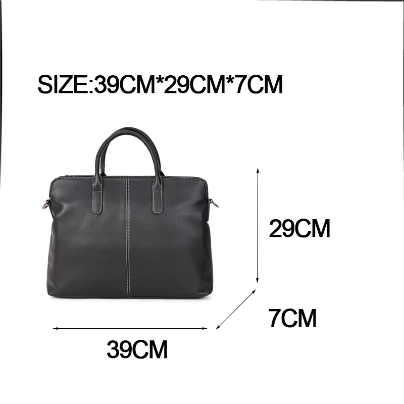 

MANET Pu Leather Briefcase Large Capacity Handbag Waterproof Shoulder Bags High Quality Computerbags Business Documents Bag