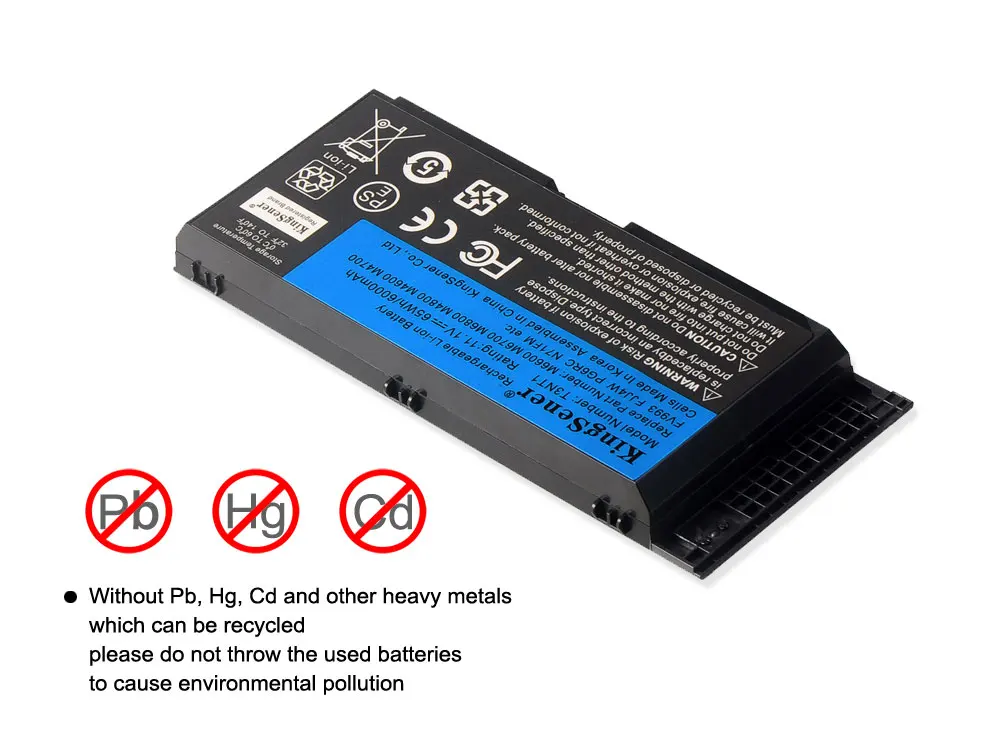 KingSener 11 1 V 6000mAh T3NT1 M6600 Аккумулятор для ноутбука DELL Precision M6700 M6800 M4800 M4600 M4700 FJJ4W PG6RC R7PND