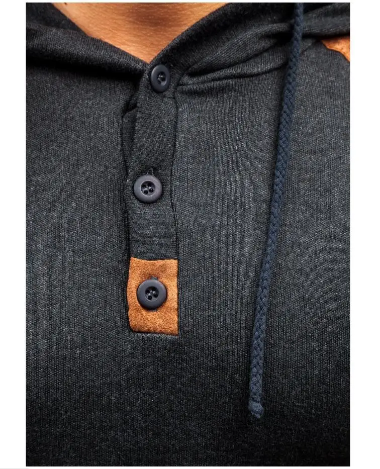 

Casual Men's T-shirt Fashion Solid Color with Hoodie Velvet Decoration Hoodie Men Hoodies Men Clothing Sweatshirt