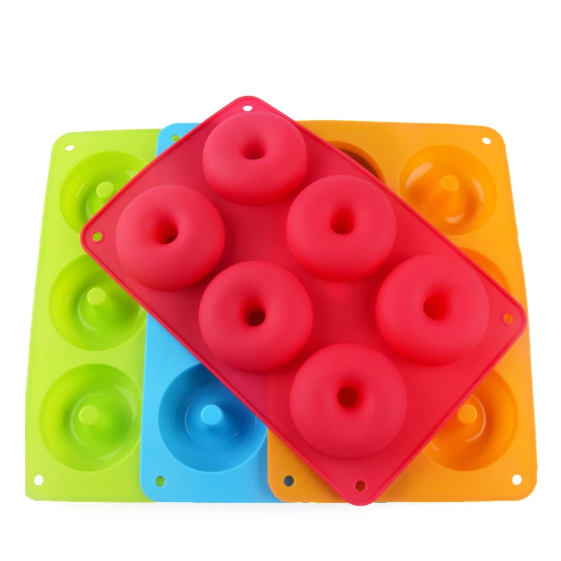 Форма для пончиков Силиконовая Круглая пончики пресс форм выпечки желе Fondant