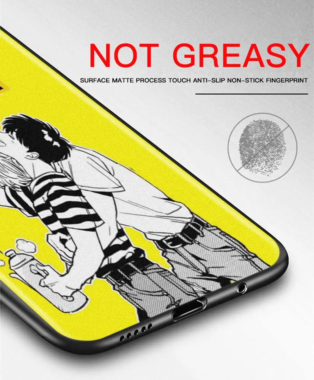 

Banana Fish Anime Silicone Fundas For Honor 30 20 10 Lite Pro Youth Plus Shell for HONOR 30i 20e 20S Cover Capa TPU Back