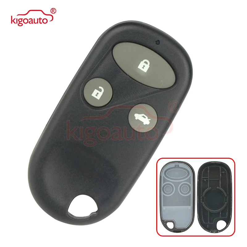 

Kigoauto Remote key fob shell case 3 button for Honda 2001 2002 2003 2004 2005