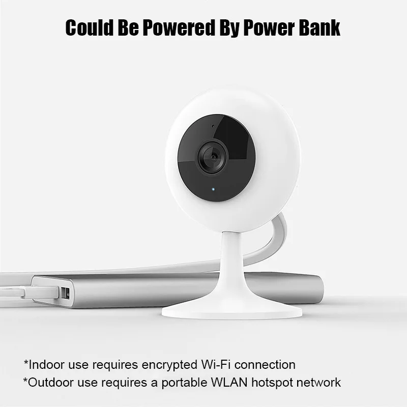 Xiaobai IP камера 720P Wifi P2P Двусторонняя аудио IR 9m домашняя безопасности SD слот для