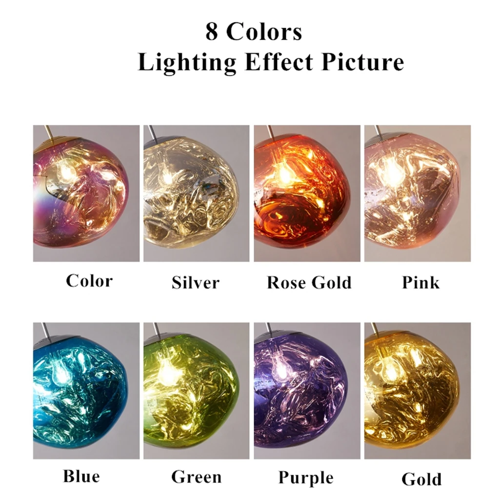 

Modern Lava PVC Pendant Lights Nordic Villa Duplex Apartment Lighting Design LED Pendant Lamps for Home Indoor Decor Suspension