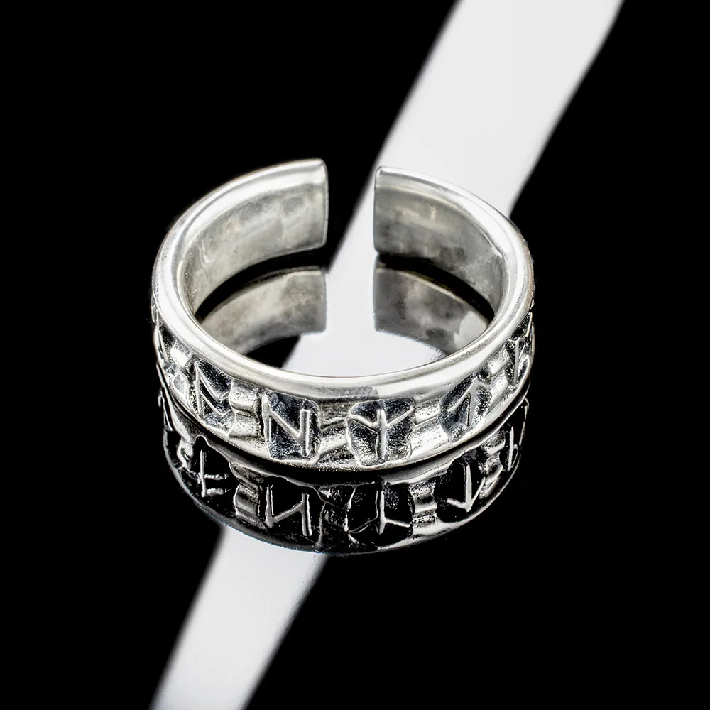 Кольцо для мужчин и женщин винтажный черный амулет в стиле панк ретро кольцо