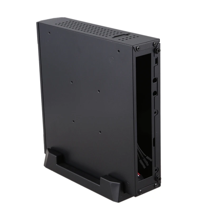 Мини-ITX тонкий маленький чехол для компьютера с форм-фактором HTPC 2 x USB2.0 12V 8A