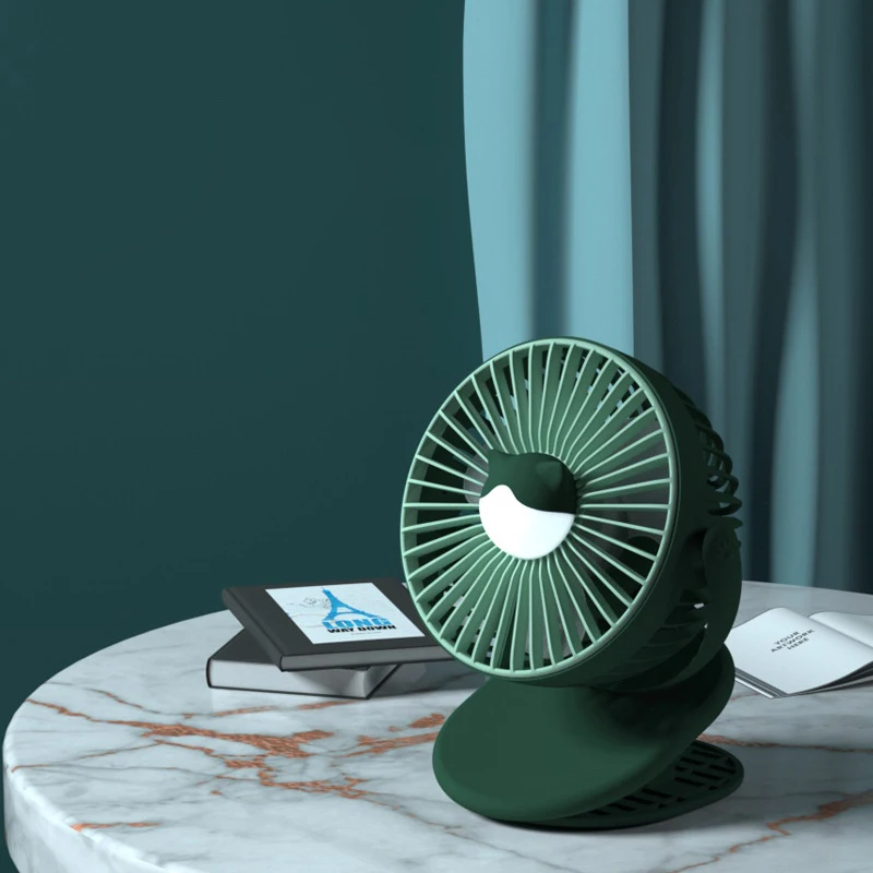 Портативный охлаждающий вентилятор милый Настольный для кошек перезаряжаемый