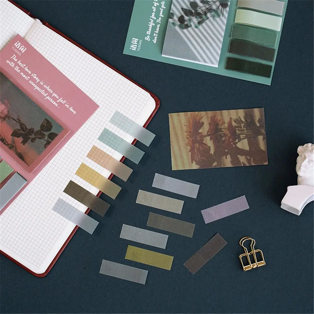 105 шт уютная жизнь серии блокноты милые градиентные цветные Стикеры для заметок N
