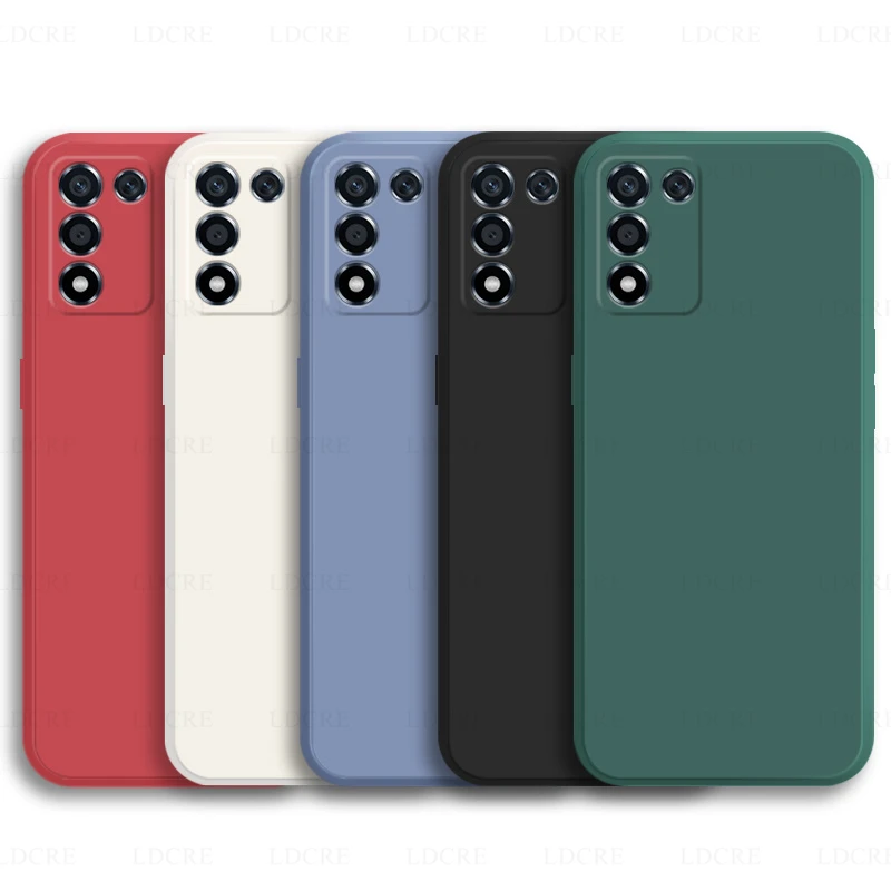 for realme q3s case original liquid silicone shockproof coque funda case for realme q3s cover for realme q3s q3 q3i q3 pro 5g free global shipping