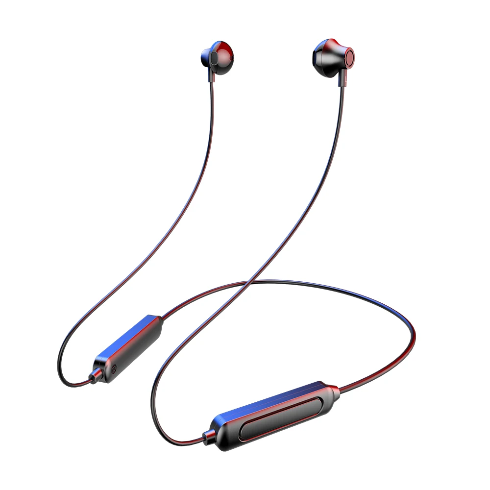 

Для BT95 Шейная подвесная Bluetooth 5,0 гарнитура стерео сабвуфер Беспроводная Шейная подвесная Спортивная гарнитура