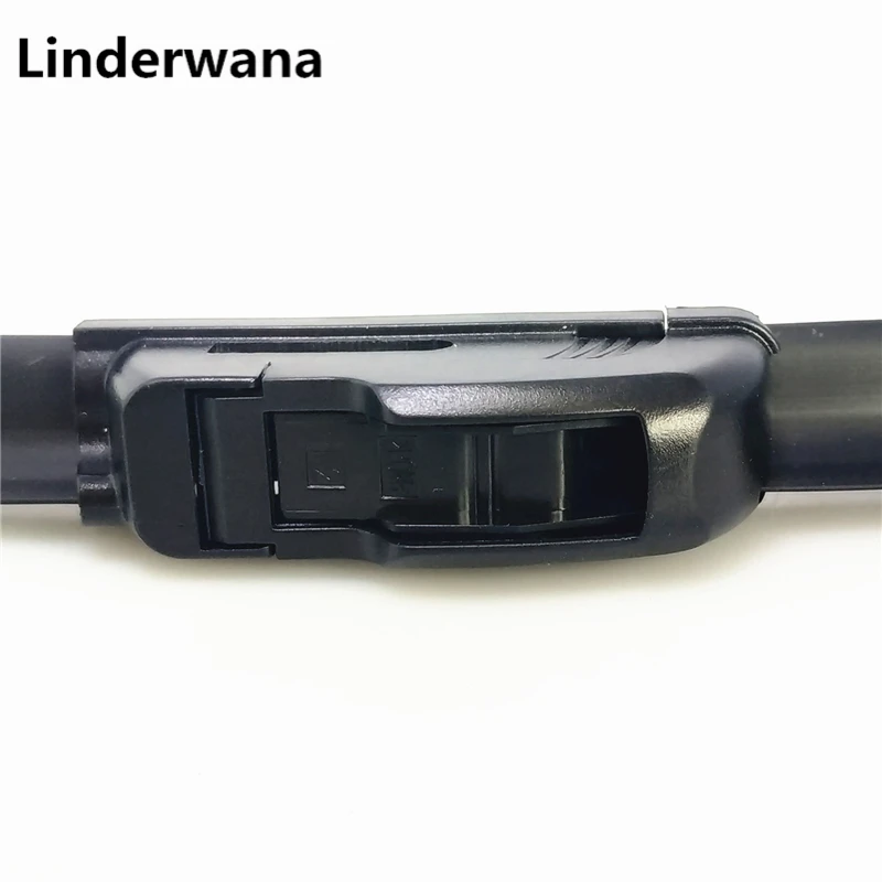 Черные универсальные u образные мягкие безрамные резиновые щетки