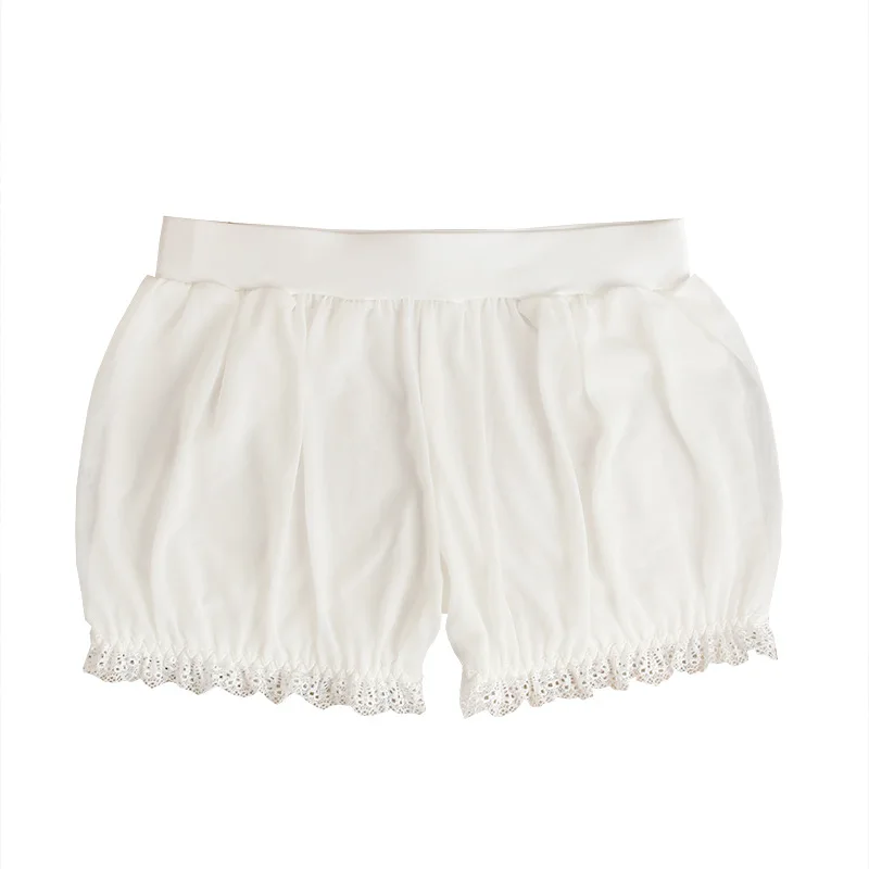 

Underwear Women's Japanese Lace Loose and Cute Lolita Summer Thin Section Lightweight And Breathable Outer Underwear Boxer Brief