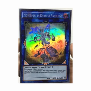 Yu Gi Oh Noritoshi в темноте Rainment 2018 приз английский DIY игрушки хобби Коллекционная Игра коллекционная книга