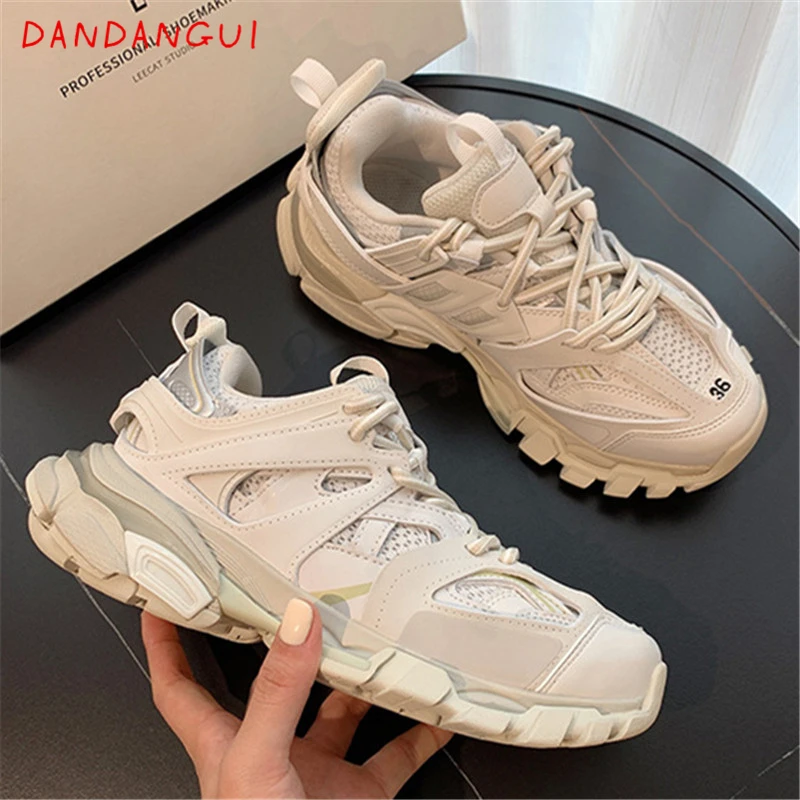 

Luxury Designer Trainer Couple Sneakers Tennis Sport Platform Men's Running Shoes Spring Autumn Casual Brand Women Chunky Shoes