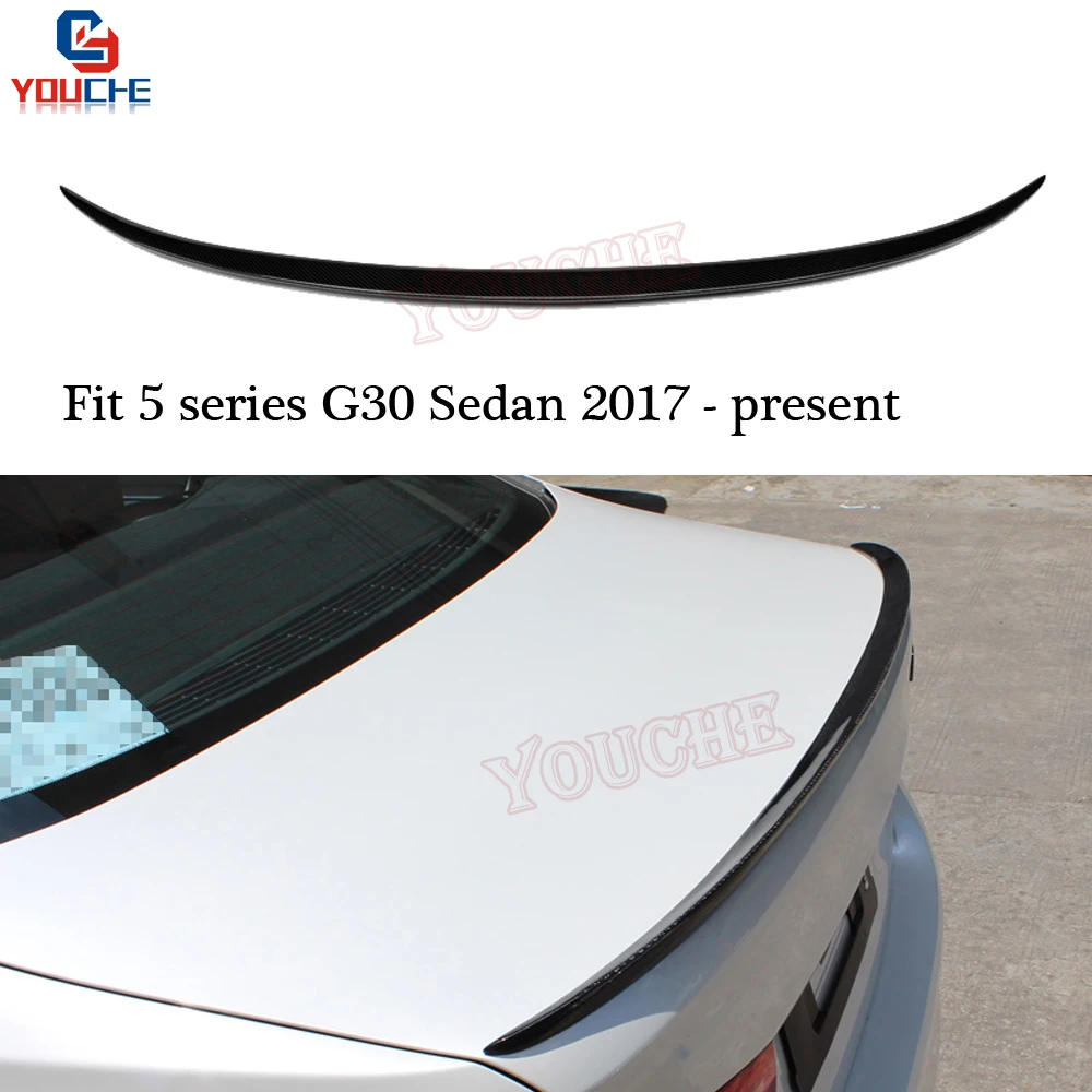 Маленький задний спойлер из углеродного волокна M5 Style для BMW G30 520i 530i 540i M550i 4