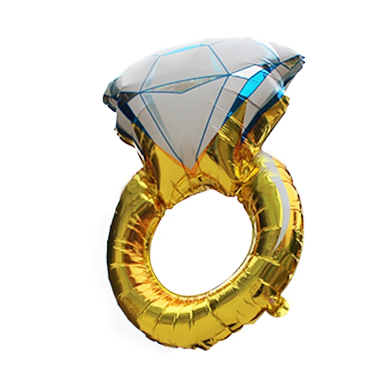 32 дюйма новый Алюминий пленки воздушный шар со стразами с большим бриллиантом