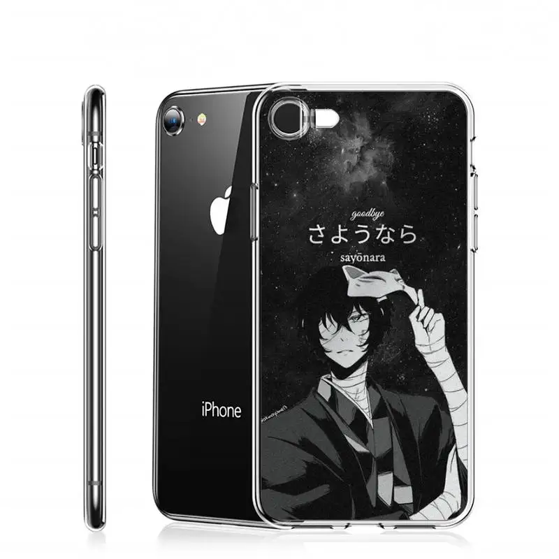 

Anime Bungou Stray Dogs Phone Case Transparent for iPhone Samsung A S 11 12 6 7 8 9 10 20 Pro X XS Max XR Plus lite