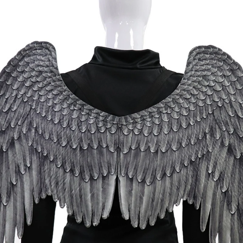 

Non-Woven Fabric 3D Angel Wings Halloween Theme Party Cosplay Costume Accessories Best Gift For Adults Men Women