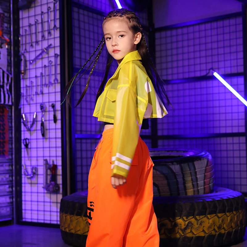 Новые детские танцевальные костюмы в стиле хип-хоп красивый костюм для занятий