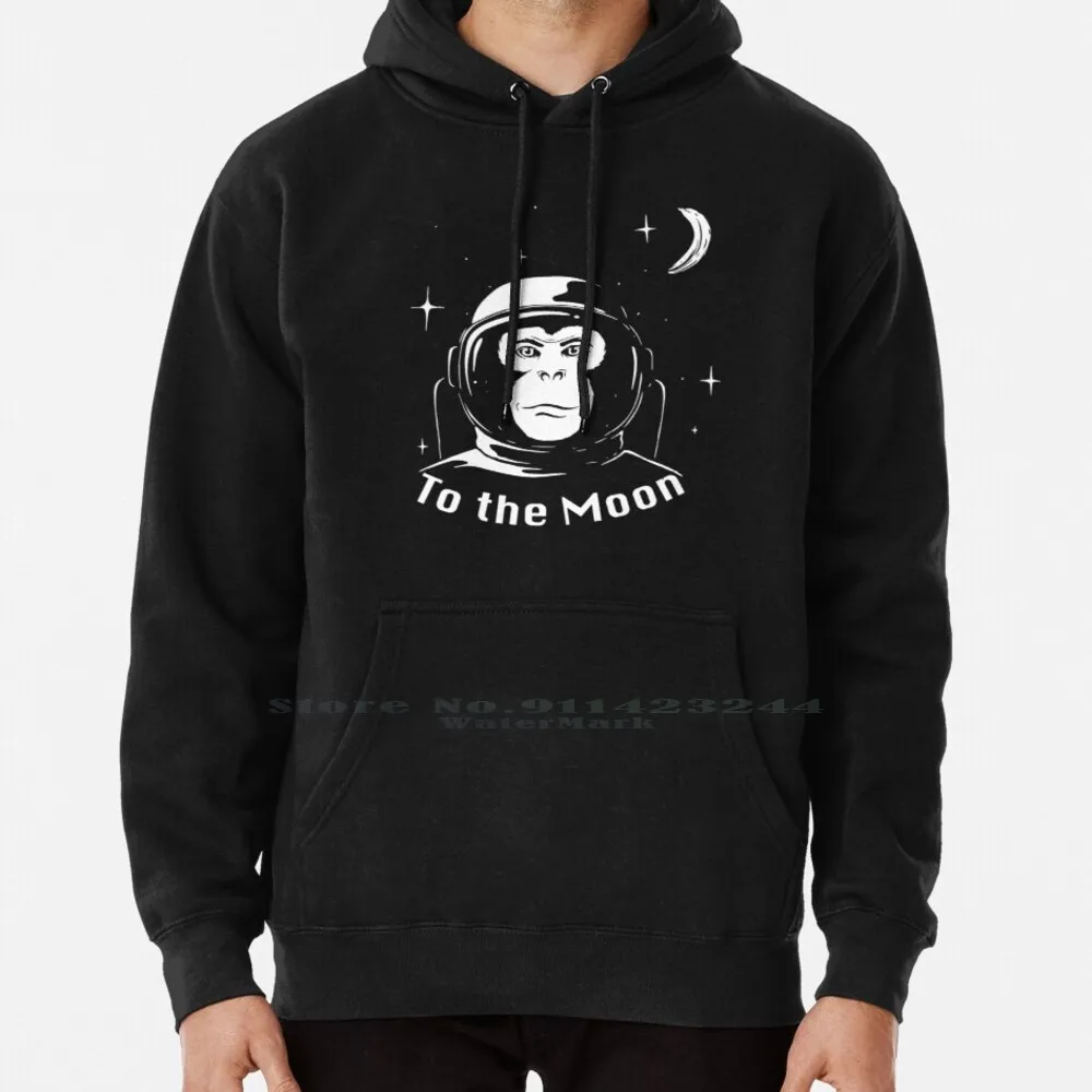 

To The Moon Ape Hoodie Sweater 6xl Cotton Amc Monkey Apes Stock Tothemoon Women Teenage Big Size Pullover Sweater 4xl 5xl 6xl