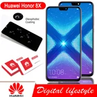 Дисплей с рамкой для Huawei Honor 8X, 100% оригинал, сенсорный ЖК-экран, дигитайзер, Honor 8X, ЖК-дисплей 6,5 JSN-L21, запчасти для ремонта