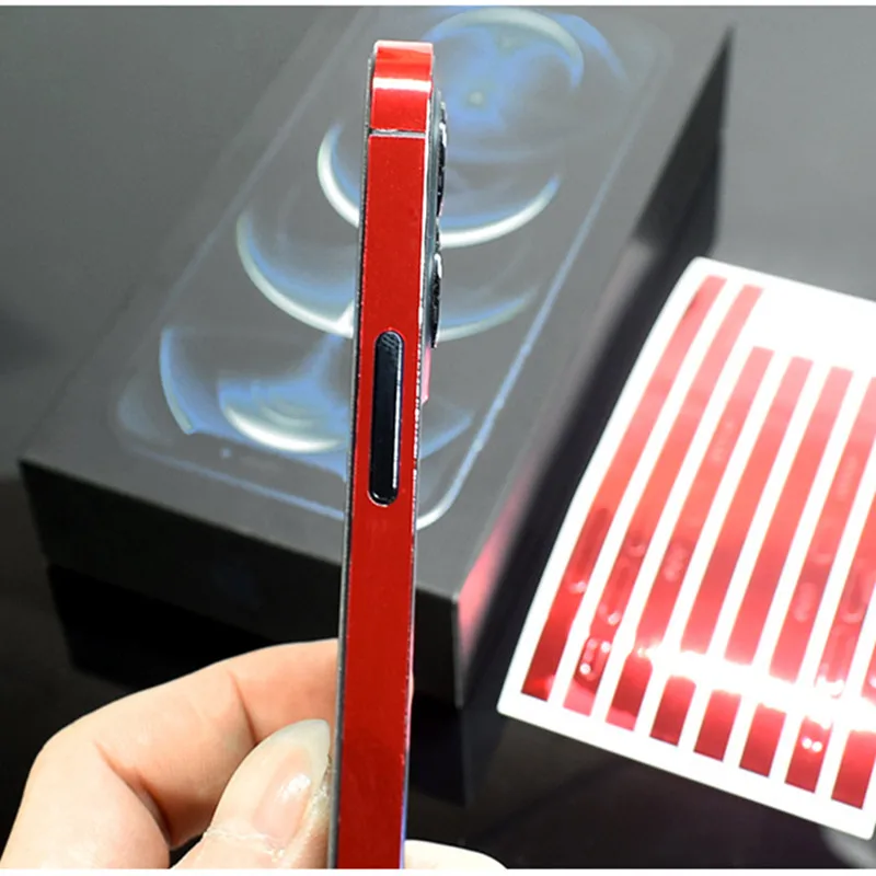 2022 новая многоцветная боковая пленка защитная для iPhone 13 12 Pro Max Mini Rim наклейки на