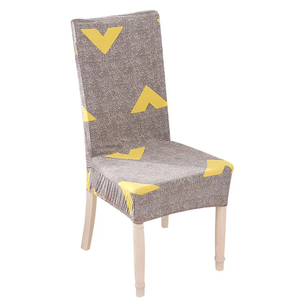 Горячая Распродажа чехлы для стульев Классический Нежный серый желто с