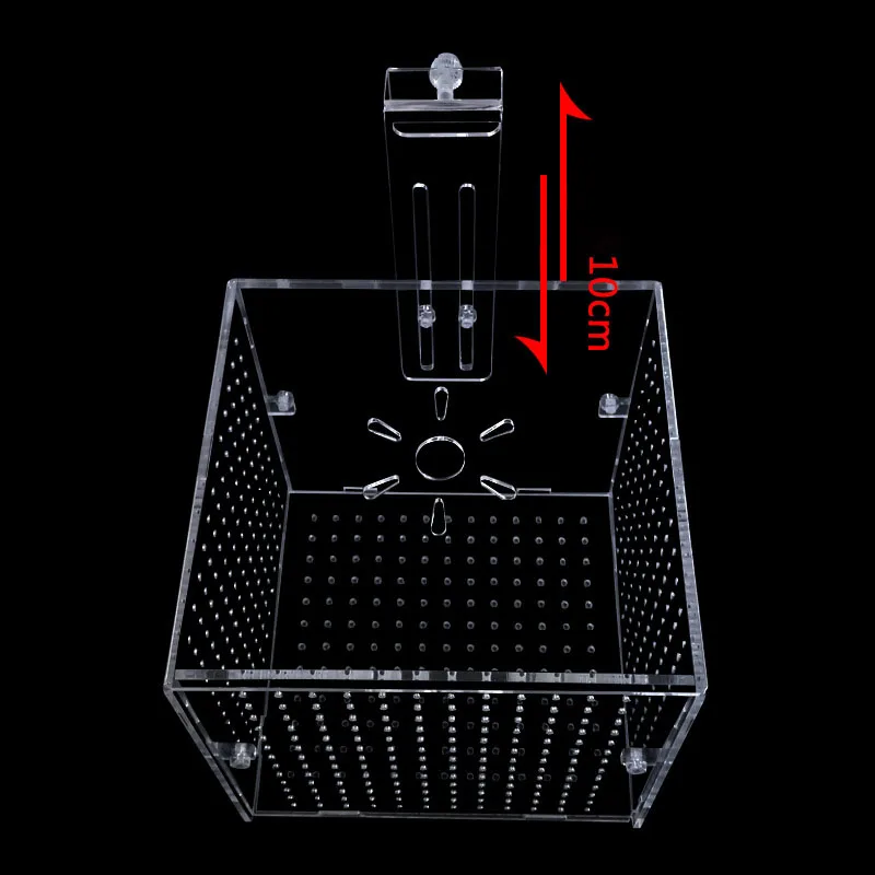 Акриловый аквариумный контейнер для мелкой рыбы коробка изоляции нереста