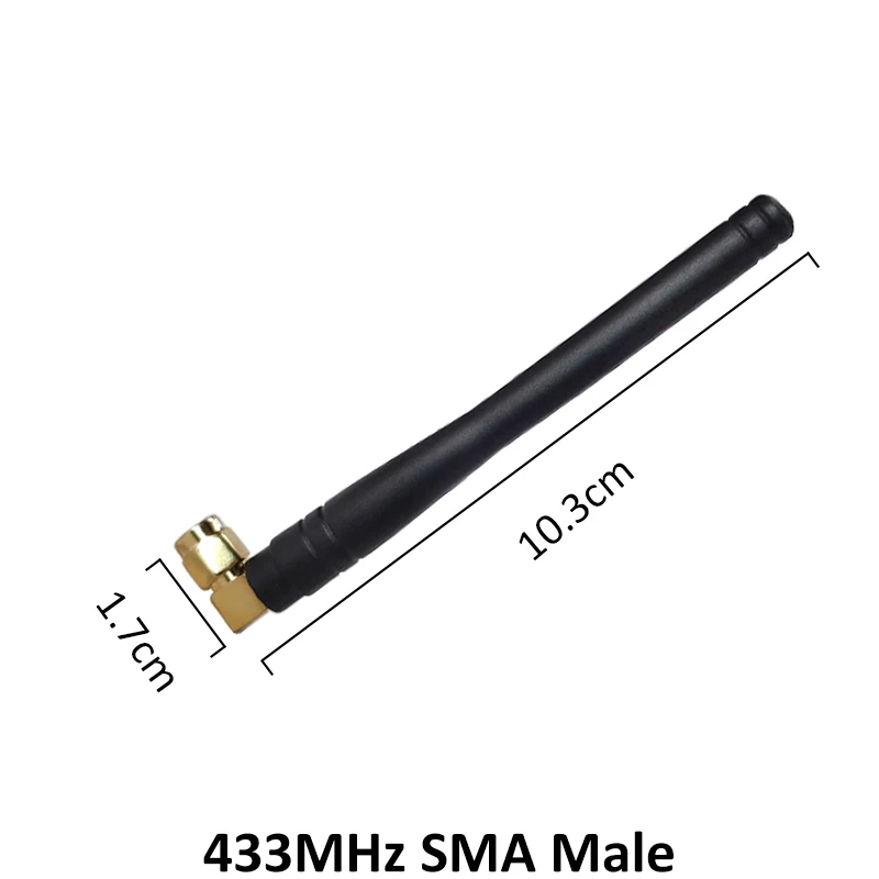GRANDWISDOM 6 шт. 433 МГц Антенна 3dbi sma Мужская lora антенна pbx iot модуль lorawan сигнальный