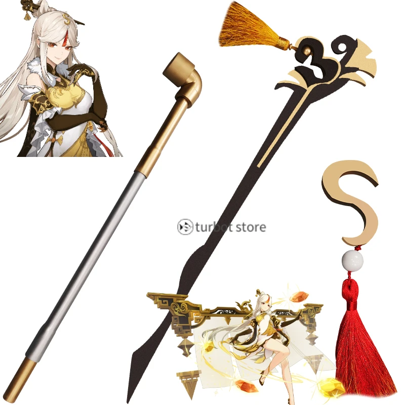 

Genshin Impact Ningguang реквизит для косплея головной убор шпилька для копчения как тяньцюань из Liyue Qixing