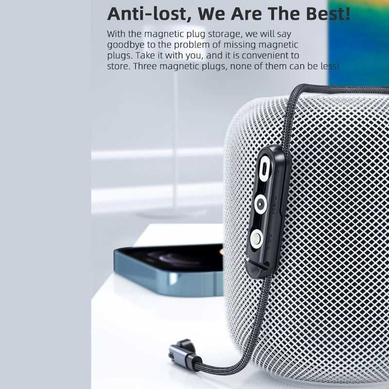 

Экологически чистый силиконовый органайзер для кабеля Магнитный защитный чехол для кабеля Micro USB Type C