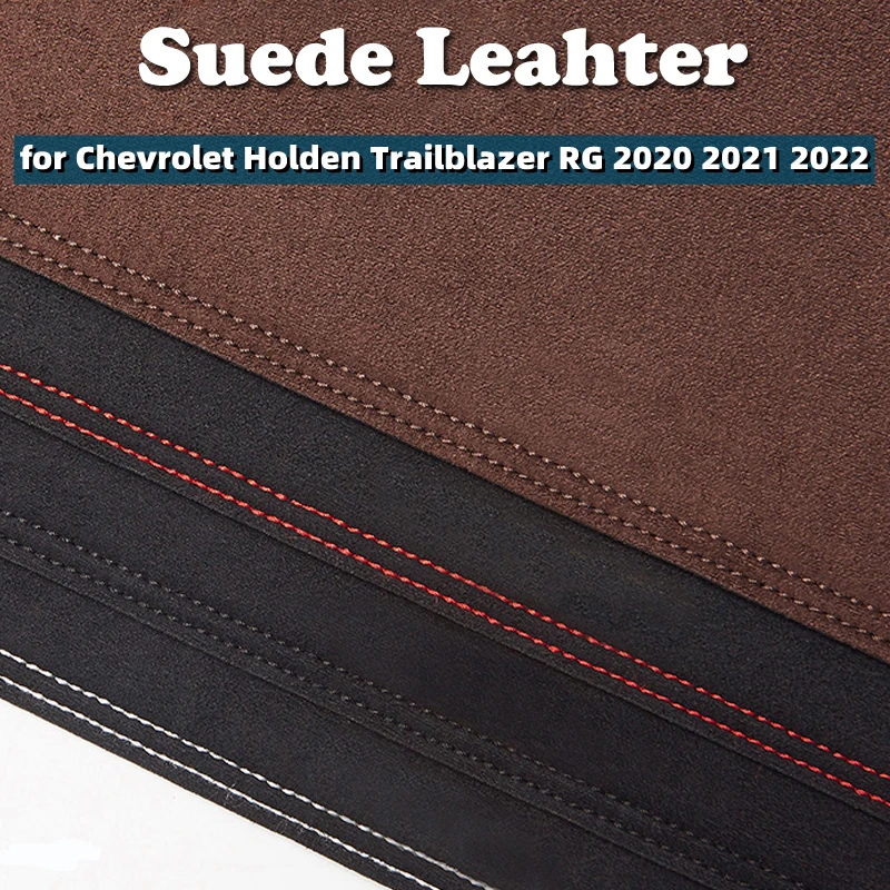 

Car Accessories Suede Leather Dashmat Dash Mat Pad Dashboard Covers Sun Shade for Chevrolet Holden Trailblazer RG 2020 2021 2022