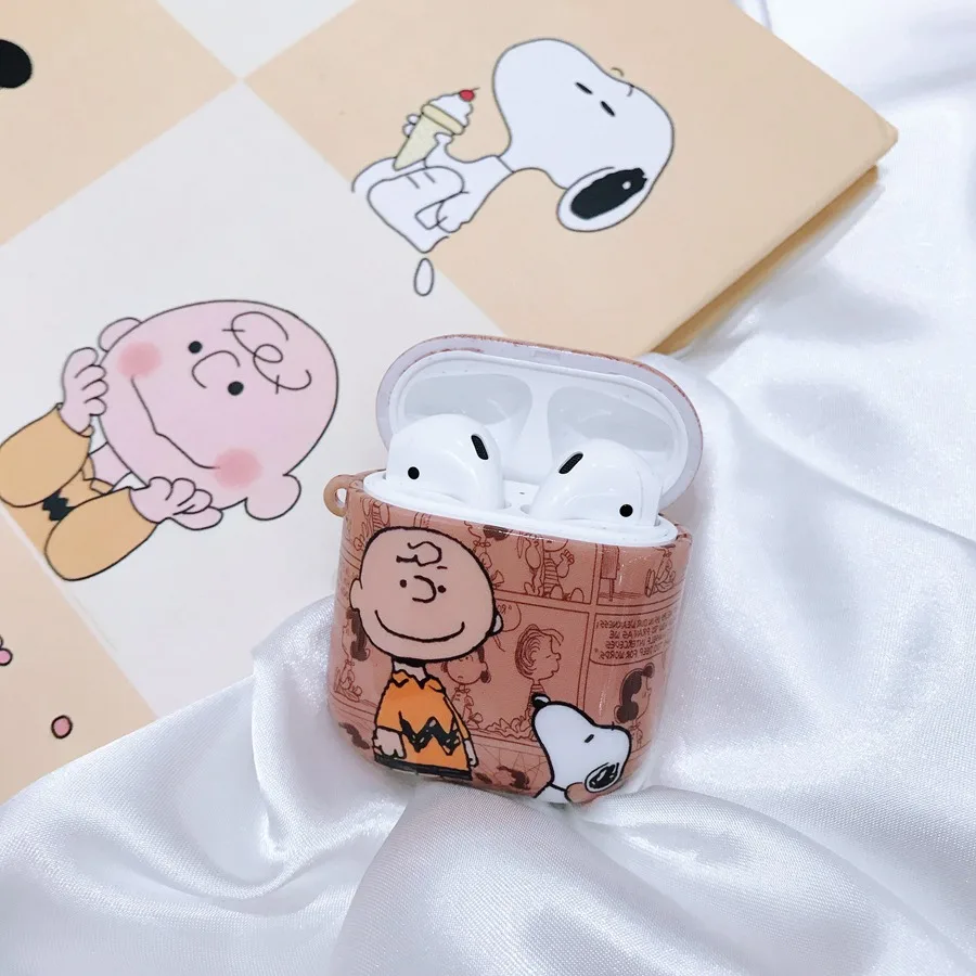 Boy Чехол с листьями для AirPods, Чехол Air pods, Роскошный чехол, чехол для Airpod 2, чехол для Apple Air Pods, вкладыши, зарядная коробка, Funda - Цвет: Boy
