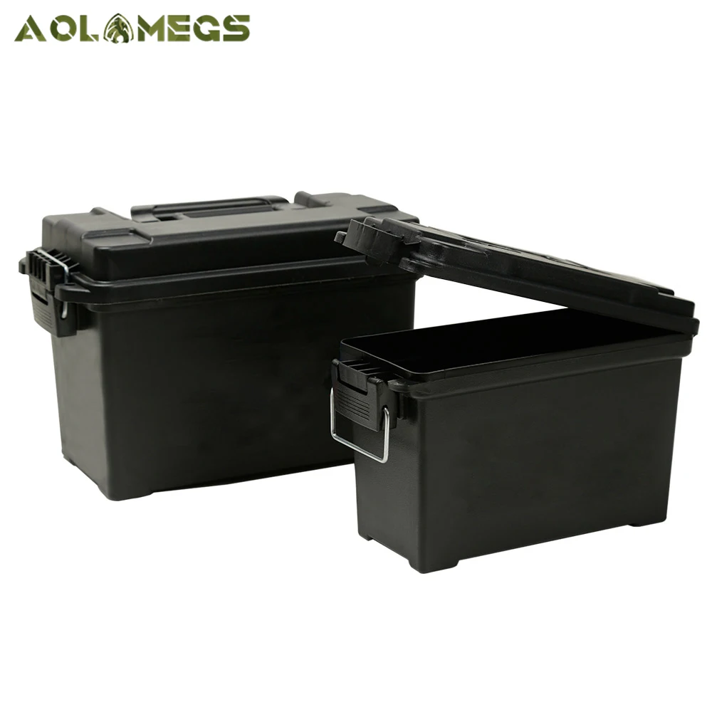 

Tactical Ammo Box Field Tool Case Plastic Military Style Storage Lightweight Storage Case Bullet Box Ammo Can Accessory Crate