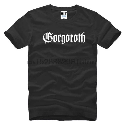 Gorgoroth Сумерки кумиров музыки черного цвета с короткими рукавами для мужчин