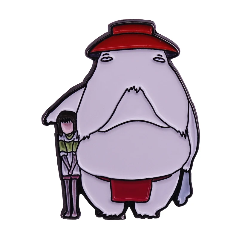 Брошь в японском стиле с изображением редиса духа чихиро Огино брошь пирита для