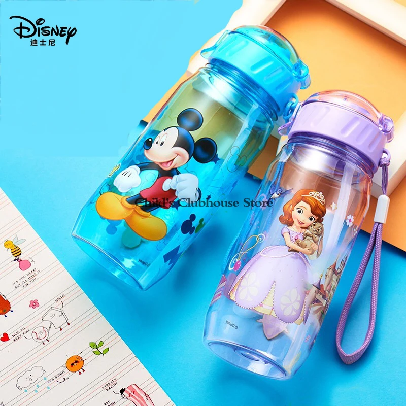 

Disney's Authentic Anti Fall Children's Thermal Insulation Plastic Cartoon Straw Cup Ready to Hand Cup