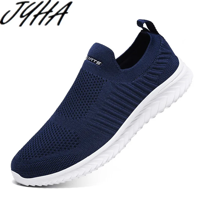 

Men Vulcanize Shoes Mesh Men Shoes Lightweight Comfortable Men's Sneakers 2021 Autumn Fashion Slip On Flats Shoes Male Loafers