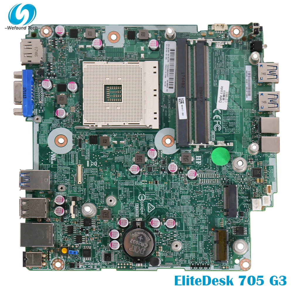 

Материнская плата 100% для HP EliteDesk 705 G3 DM 857549-001 856533-002