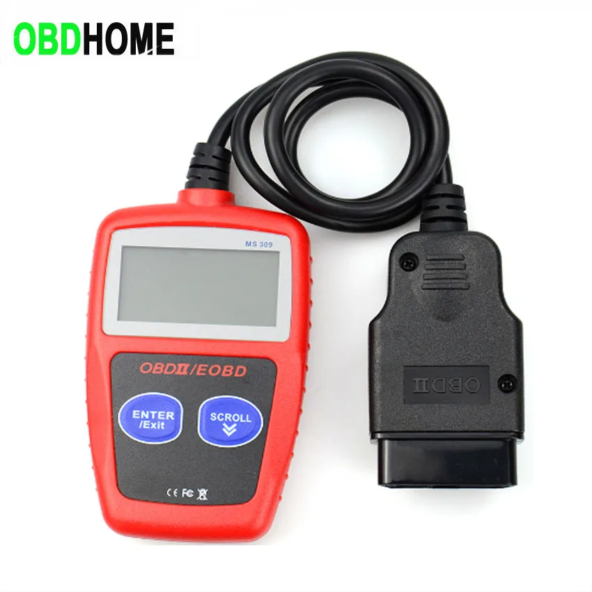 Считыватель кодов автомобиля MaxiScan MS309 CAN BUS OBD2 EOBD OBD II диагностический сканер ms 309