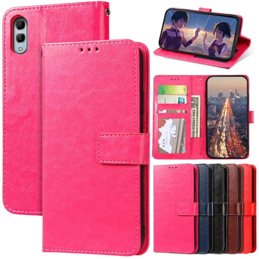 

Luxury Flip Case for Huawei Honor 7A Case Leather Wallet Shell Honor 7C Pro 7S 8A 8X 8 Lite Cover Bracket Photo Frame Shell Capa