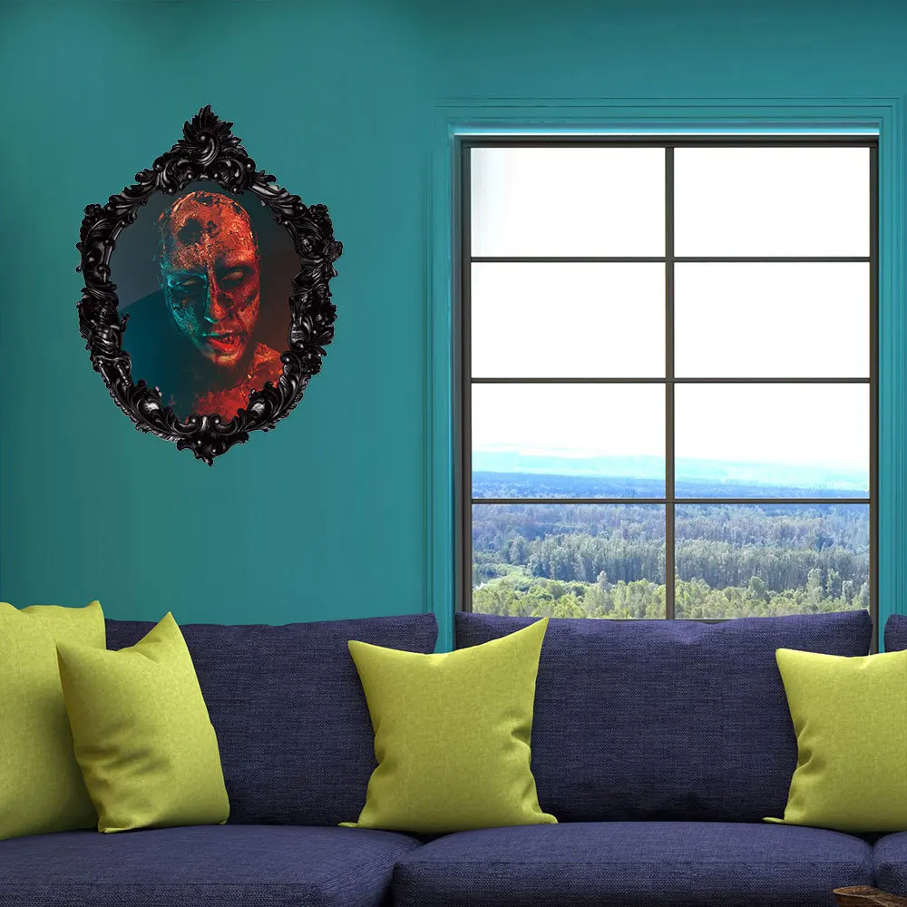 1 шт. наклейка на стену Хэллоуин ужас зомби креативная живопись для гостиной