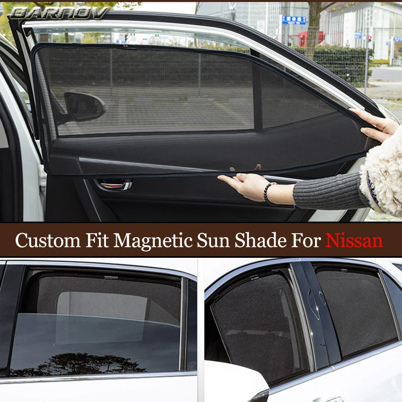 For Nissan NV200 NV350 D50 D60 R30 R50 T70 T90 M50V / Magnetic Special Curtain Window SunShades Mesh Shade Blind Fully Covered