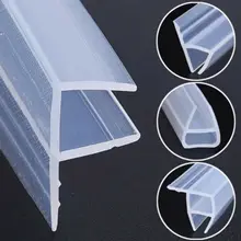 2M h/F/U Shape Glass Seal Strip Silicone Bath Shower Weather Strips Draft Stopper for Door Window 6/8/10/12mm Sealing Strips #30